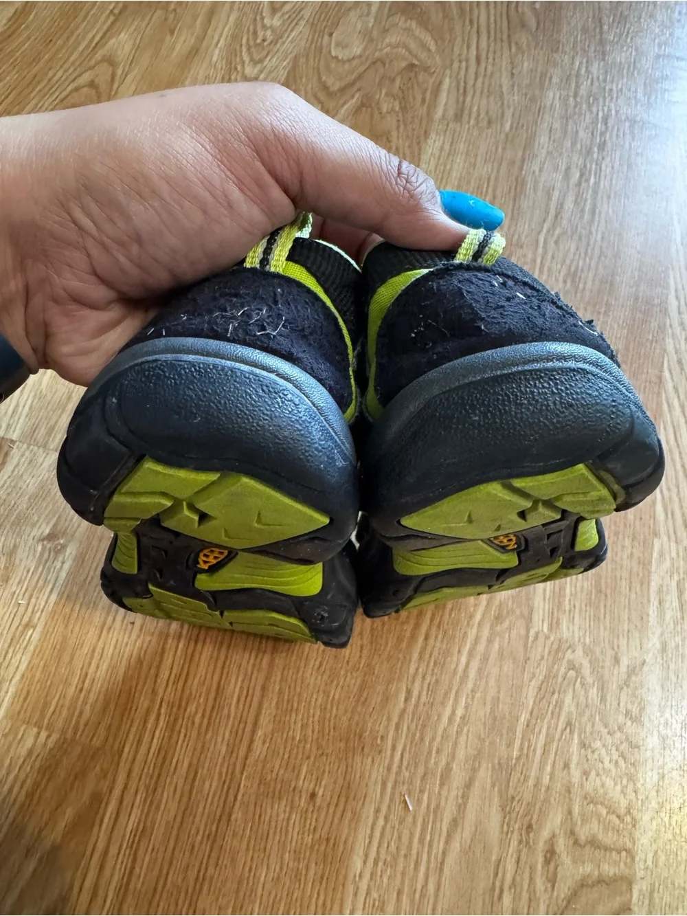 Keen Kids Black and Lime Sport Sandals